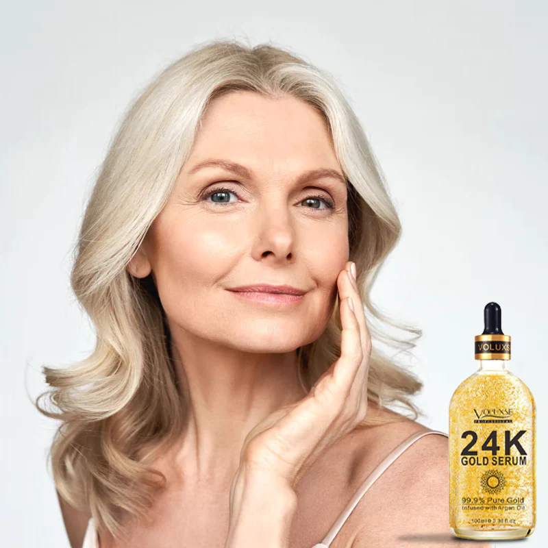 VOLUXSE 24K Gold Luxury Collagen Boost Anti-Aging Serum