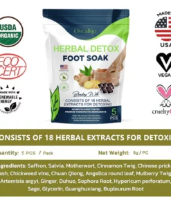 Oveallgo Herbal Detox Foot Soak Beads