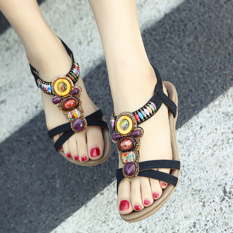 Bohemian Beaded Sandals