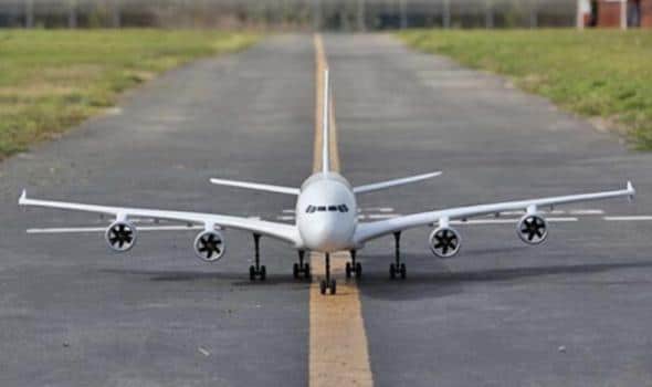 A380 Airbus EPO4 ducted large aircraft