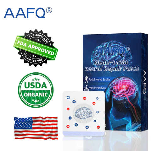 AAFQŽ Blood-Brain Neural Repair Patch-Powerful Neural Recovery  Heart And Brain Blood Vessel Repair  Herbal Patches