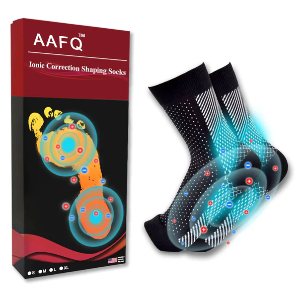 AAFQ Tourmaline Ionic Correction Shaping Socks