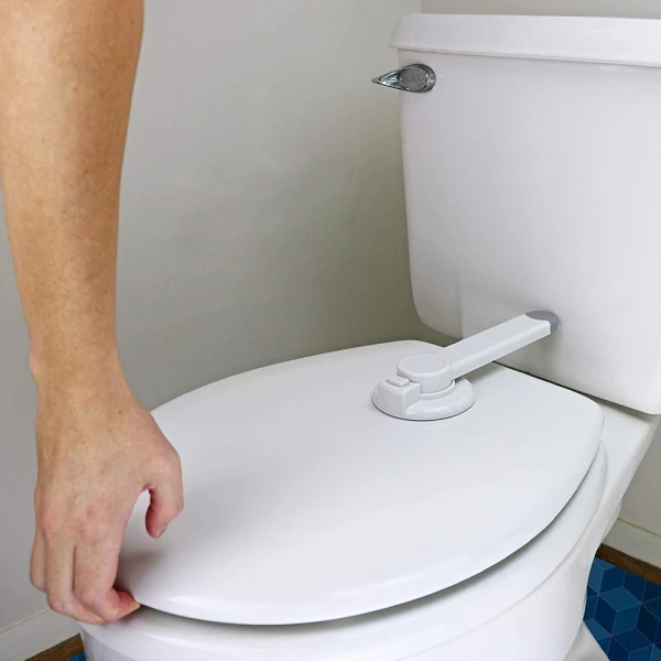 ABS + TPE Toilet Seat Lock For Inquisitive Toddlers