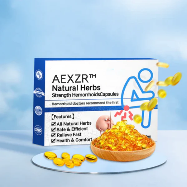 AEXZR Natural Herbal Strength Hemorrhoid Capsules