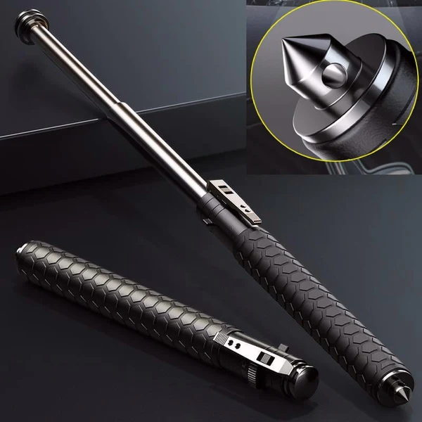 AEXZR Upgraded Automatic Retractable Cane (For Hiking & Self-Defense)