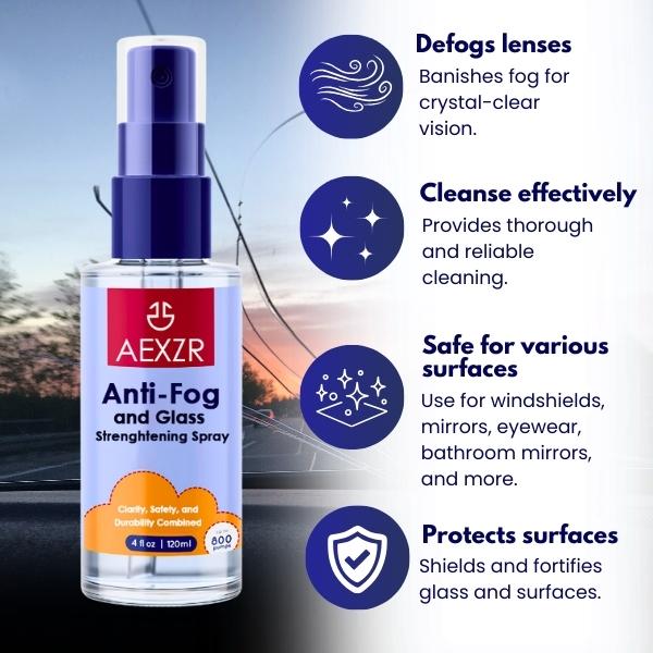 AEXZR Anti-Fog & Glass Strengthening Spray