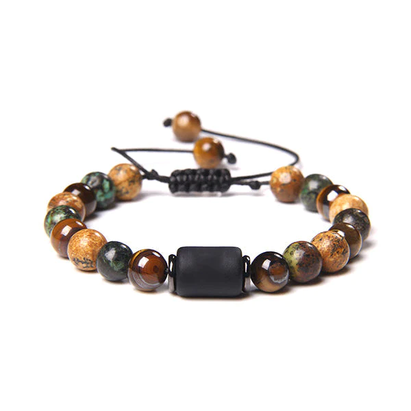 ASOLOGY RETRO TigeriteION Jasper Bracelets