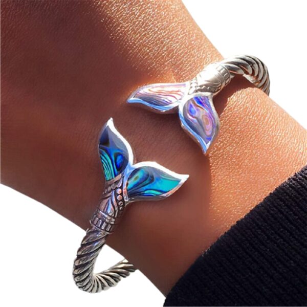 Mermaid Tail Bangle Bracelet