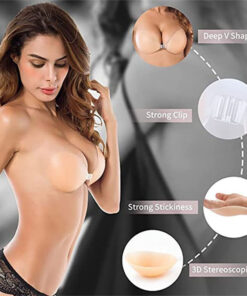 Adhesive Invisible Gathering Bra