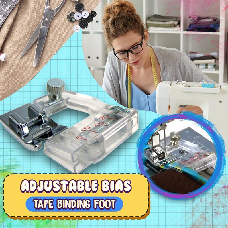 Adjustable Bias Tape Binding Foot