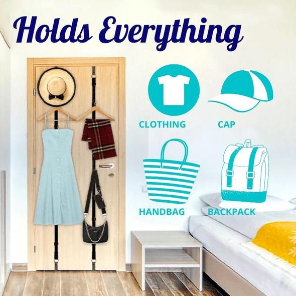 Adjustable Cap & Bag Door Rack