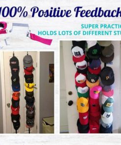 Adjustable Cap & Bag Door Rack