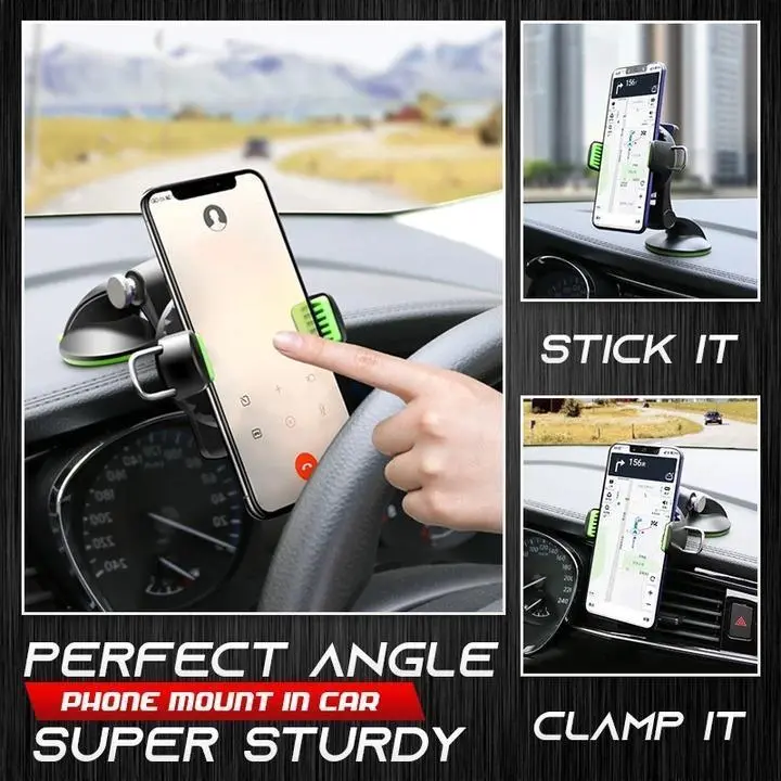 Adjustable Car Suction Cup Phone Holder