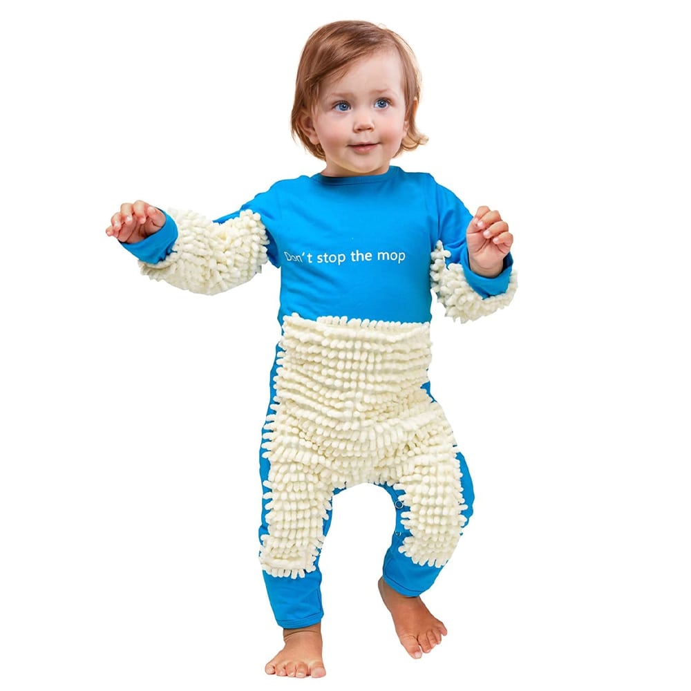 Adorably Funny Baby Mop Onesie Romper