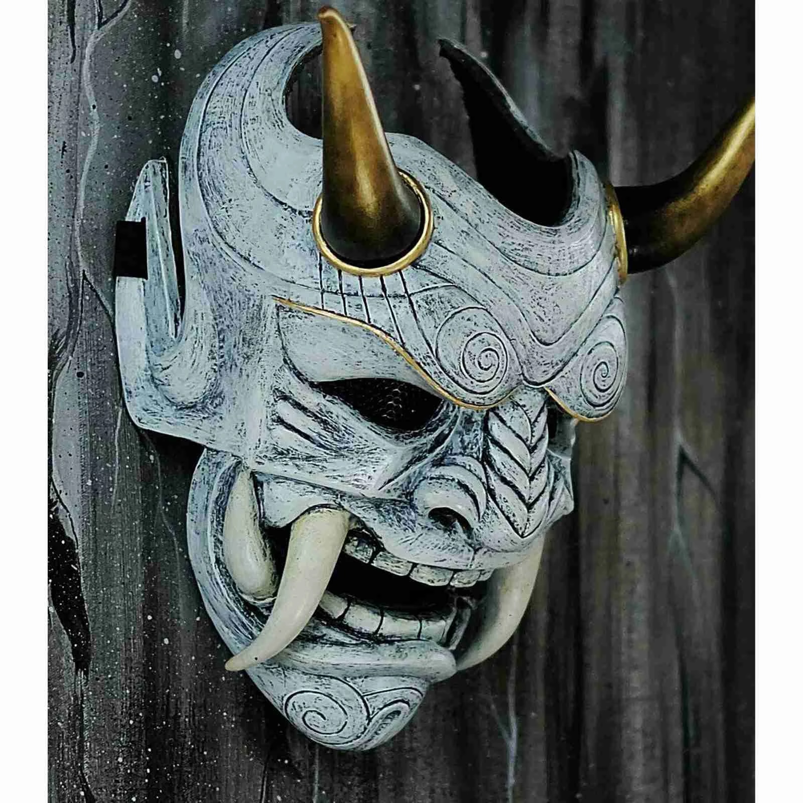 Adult Unisex Halloween Japanese Mask