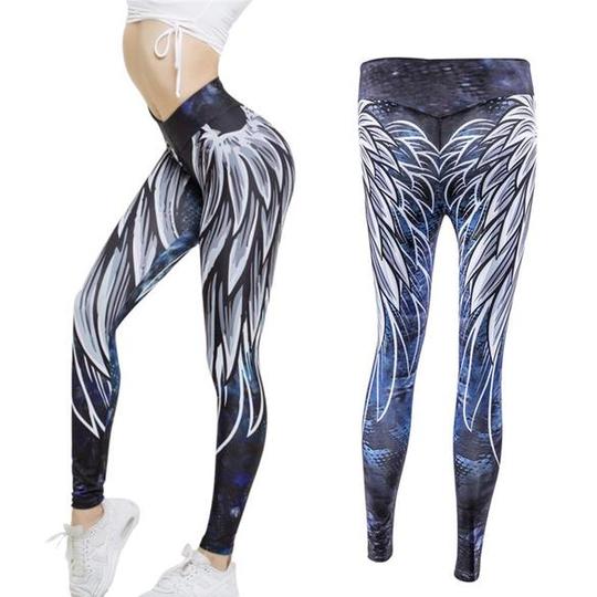 Angel Wings Yoga Leggings