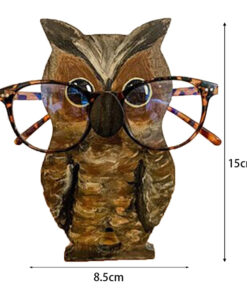 Animal Wood Carvings Glasses Holder