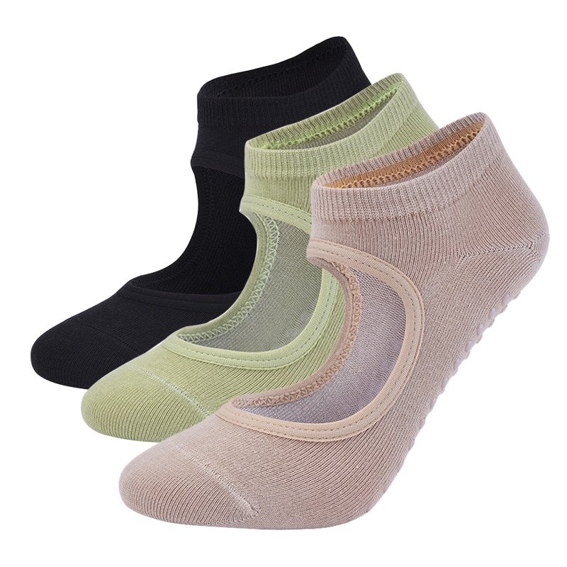 Anti-Slip Breathable Backless Yoga Socks