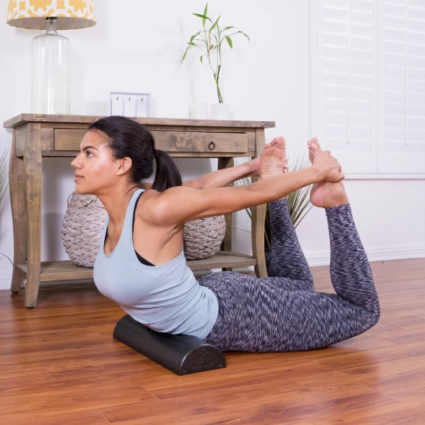 11 Inch Half Round Foam Roller For Physical Therapy Exercises