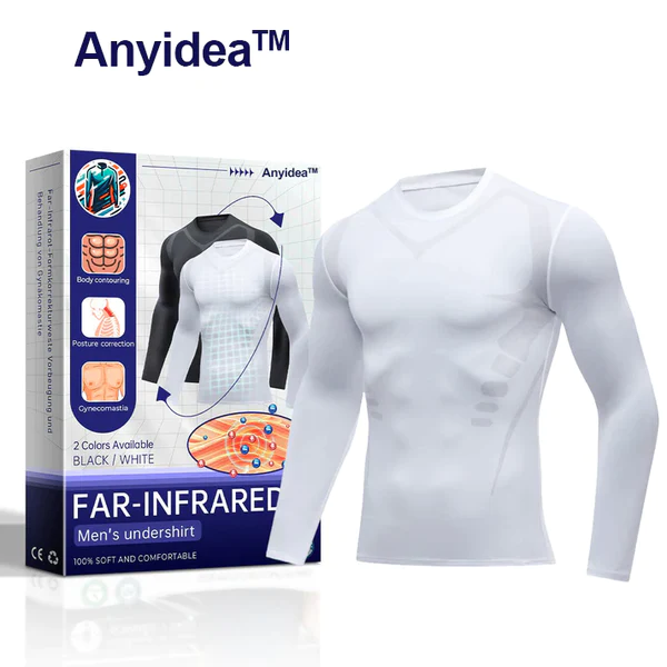 Anyidea Far-Infrared Tourmaline Magnetic Mens Undershirt