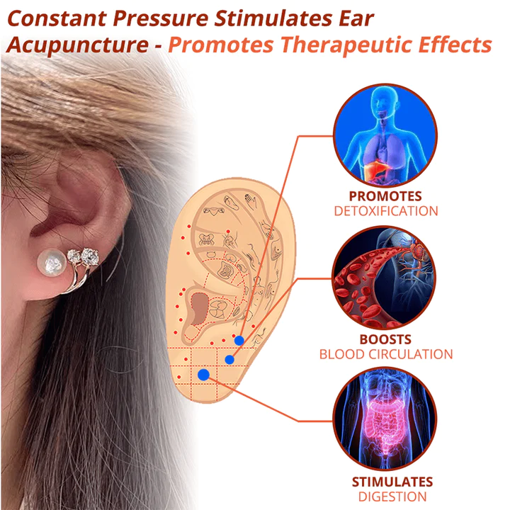 flysmus Lymphvity MagneTherapy Pyrrhotite Earrings