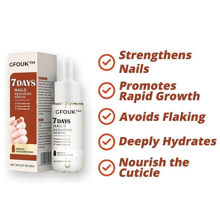 GFOUK 7 Days Nail Growth and Strengthening Serum