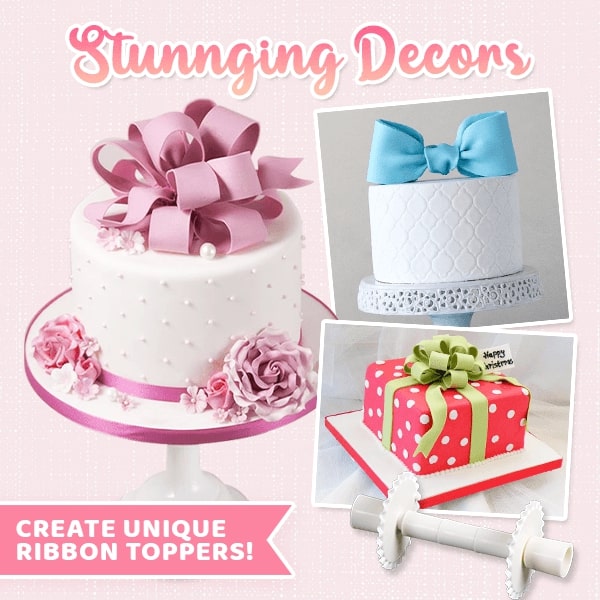 Fondant Ribbon Rolling Cutter Set