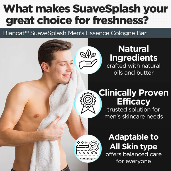 Biancat SuaveSplash Men's Essence Cologne Bar