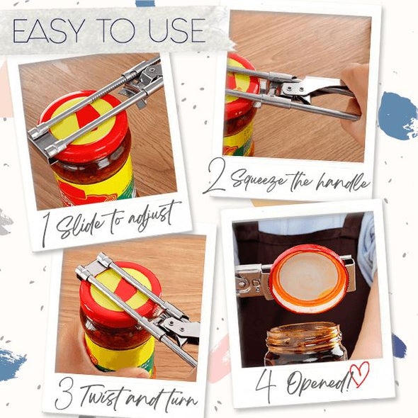 Easy Open Adjustable Jar Opener