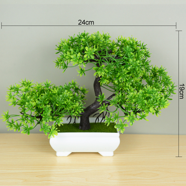 Artificial Bonsai Plants Small Tree Pot