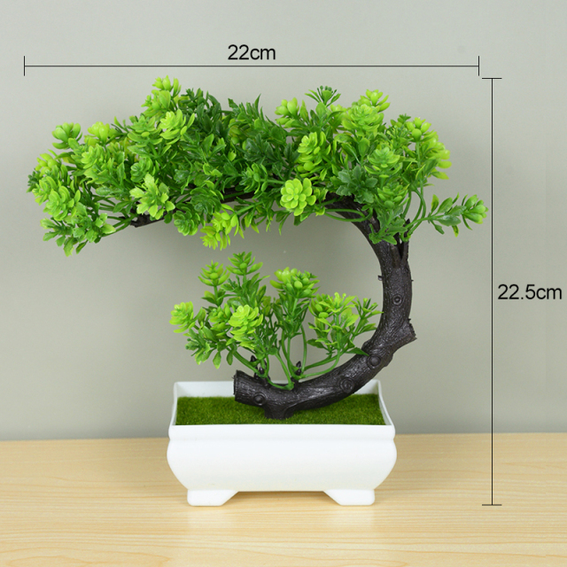 Artificial Bonsai Plants Small Tree Pot