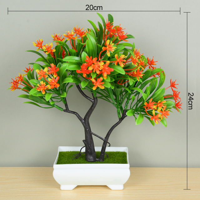 Artificial Bonsai Plants Small Tree Pot