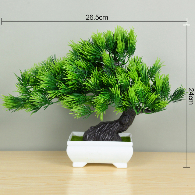 Artificial Bonsai Plants Small Tree Pot