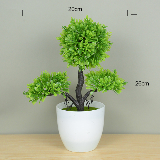 Artificial Bonsai Plants Small Tree Pot