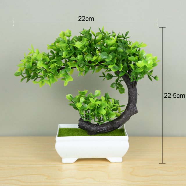 Artificial Bonsai Plants Small Tree Pot