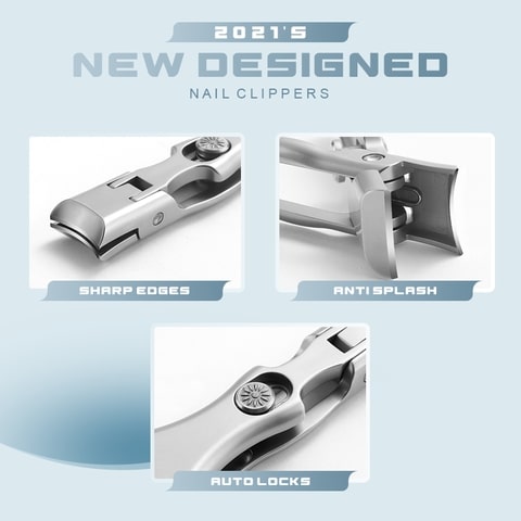 Auto Lock Portable Anti Splash Nail Clipper