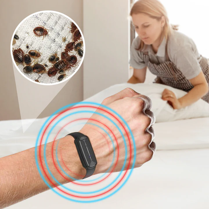 GFOUK BugsOFF High Frequency Ultrasonic Pest Bracelet