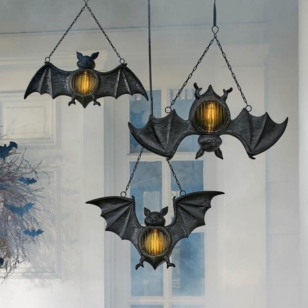 Halloween Bat Hanging Light