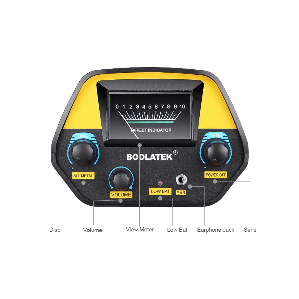 BOOLATEK High Power Metal Detector