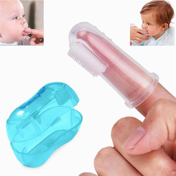 Baby Finger Toothbrush And Storage Box