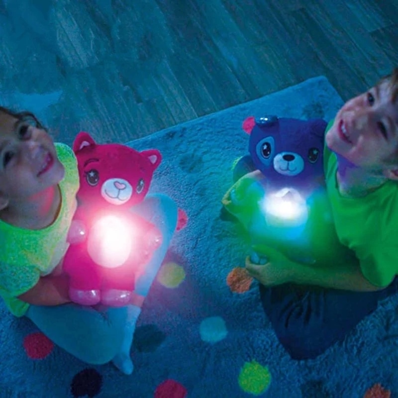 Baby Stuffed Animal With Starry Light Projector