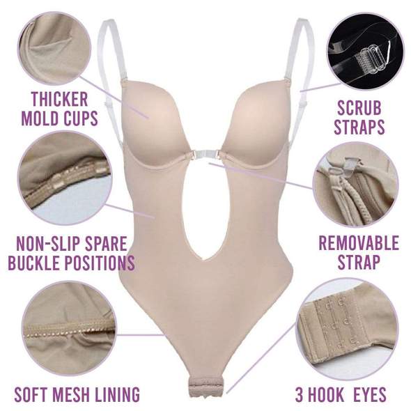 Backless Body Shaper Bra