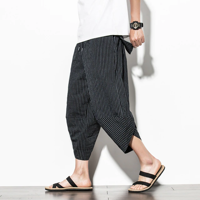 Baggy Cotton Harem Japanese Pants