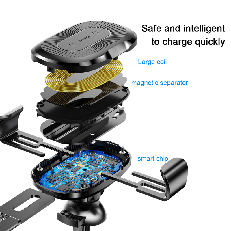 Gravity Wireless Car Charger and Mount