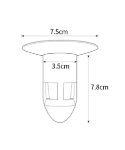 Bathroom Kitchen Sink Drain Deodorizer Filter