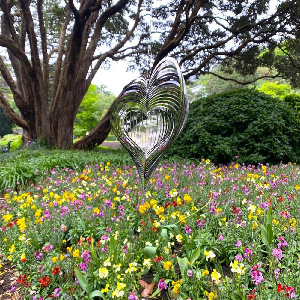 Mesmerizing Heart Wind Spinner