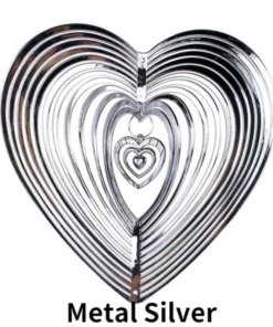 Mesmerizing Heart Wind Spinner