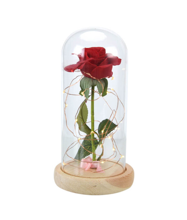 Enchanted Rose Flower Lamp