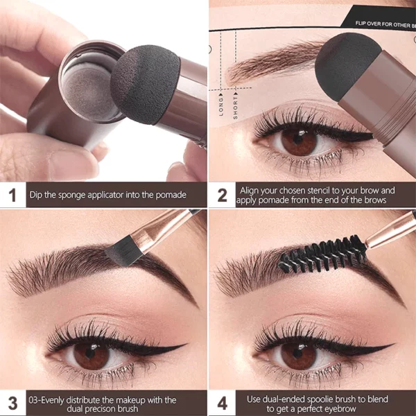 BetterMe Eyebrow Stamp Stencil Kit