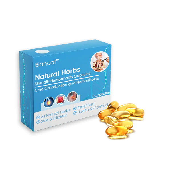 Biancat RectoAid Hemorrhoids Herbal Capsules